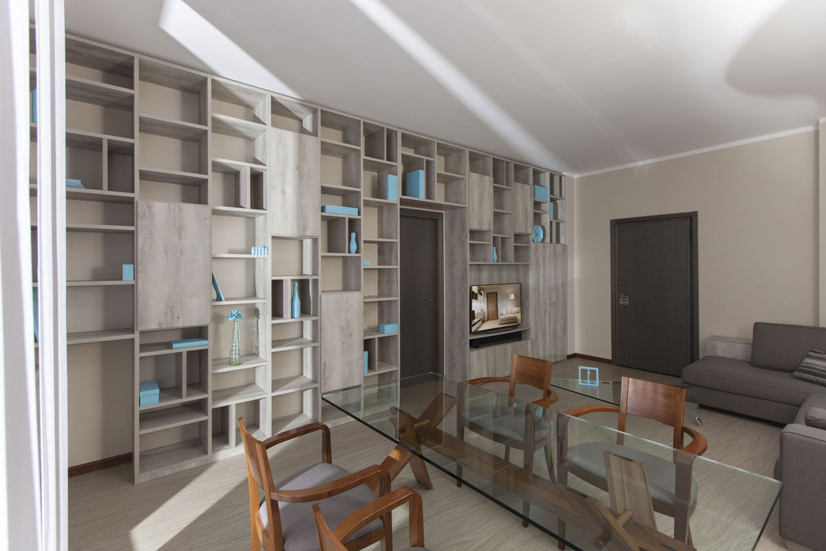 The selective affinities at the triennale museum of milan ... Houzz soggiorno
