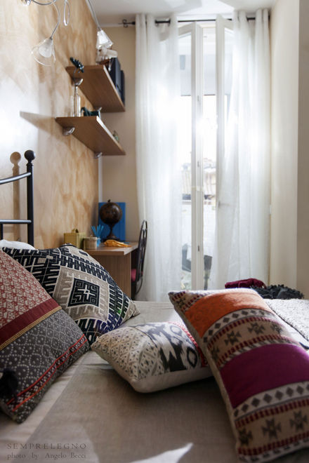 Bedroom Wall Shelves and Writing Desk